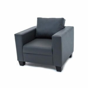 PVC 1 Seater sofa grey
