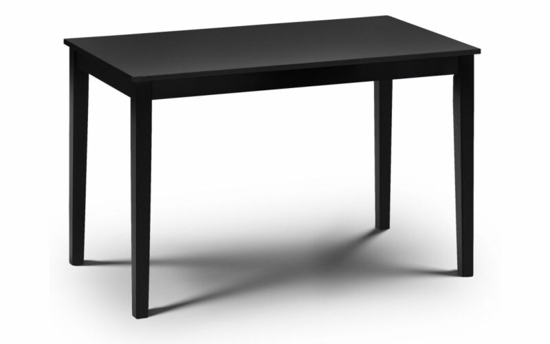 Hudson 4 Seater Black Dining Set - Image 3