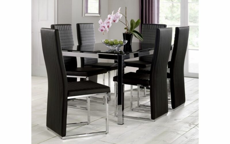 Tempo 6 Seater Dining Set - Image 4