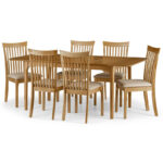 Ibsen 6 Seater Extending Oak Dining Set