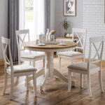 Davenport 4 Seater Round Pedestal Dining Set