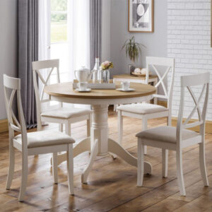 Davenport 4 Seater Round Pedestal Dining Set