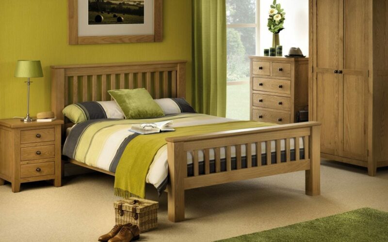 Marlborough Oak Wall Mirror (JB) - Image 2