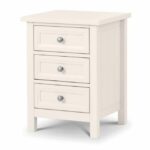 Maine 3 Drawer Bedside - Surf White (JB)