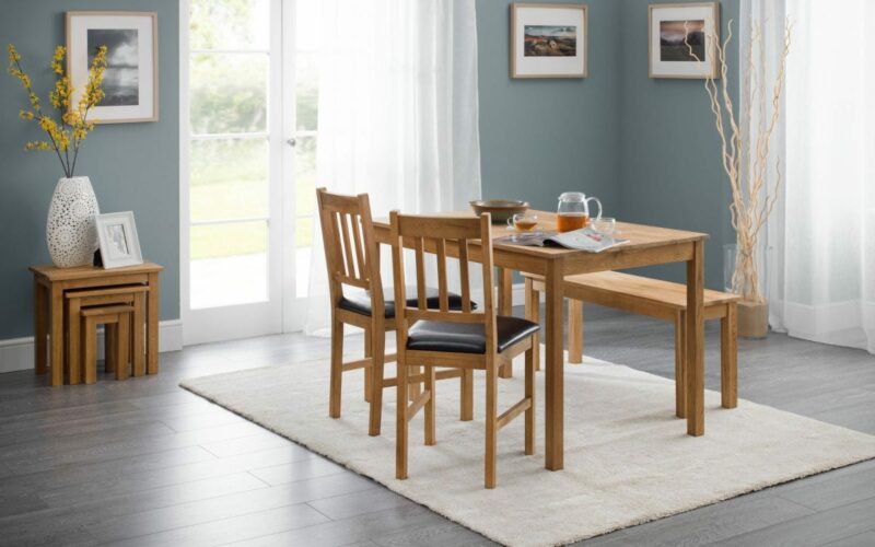 Coxmoor Rectangular Dining Table (118cm x 75cm) (JB) - Image 6