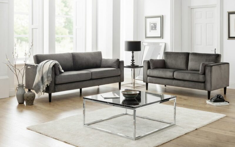 Hayward Velvet Medium 2 Seater Sofa (JB) - Image 2