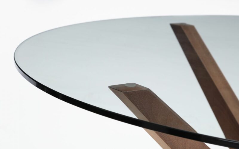 Chelsea Large Glass Top Dining Table - Image 2