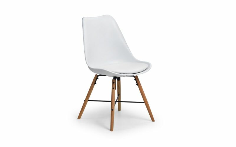 Blanco White & Kari 4 Seater White Dining Set - Image 2