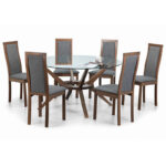 Chelsea Large & Melrose 6 Seater Dining Set