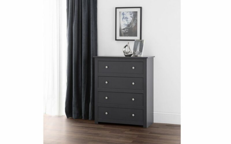 Radley 4 Drawer Chest - Anthracite - Image 6
