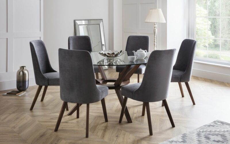 Chelsea Large & Huxley 6 Seater Dining Set - Image 4