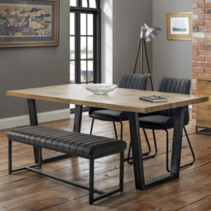 Brooklyn & Soho 4 Seater Dining Set - Bench & 2 Chairs