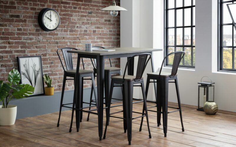 Grafton Bar Set (4 Stools) - Image 4