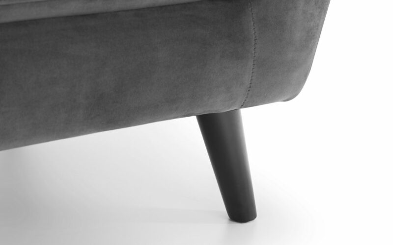 Monza Chair - Grey Velvet - Image 5