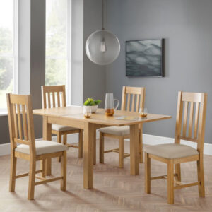 Astoria & Hereford 4 Seater Dining Set (Flip-top Dining Table)