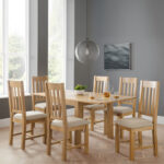 Astoria & Hereford 6 Seater Dining Set (Flip-top Dining Table)