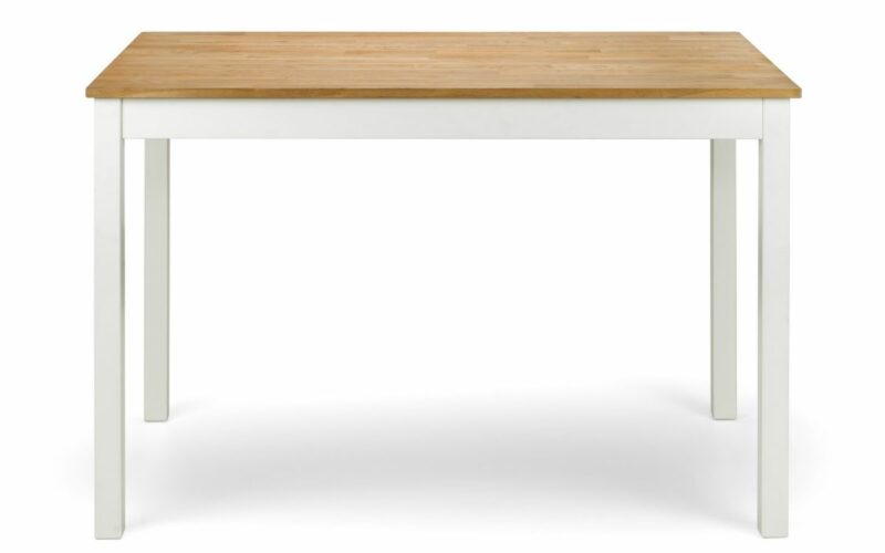 Coxmoor Ivory & Oak 4 Seater Dining Set (Bench & 2 Chairs) - Image 2