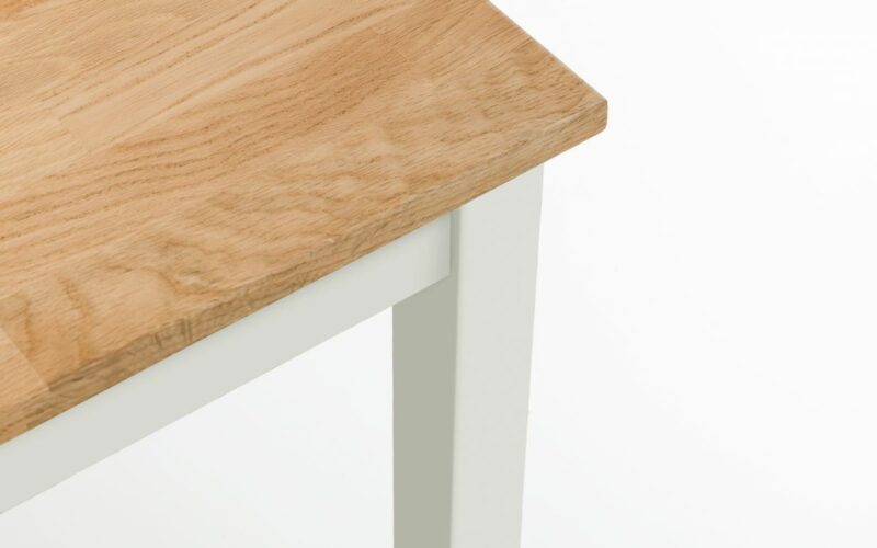 Coxmoor Ivory & Oak 2 Seater Dining Set - Image 4