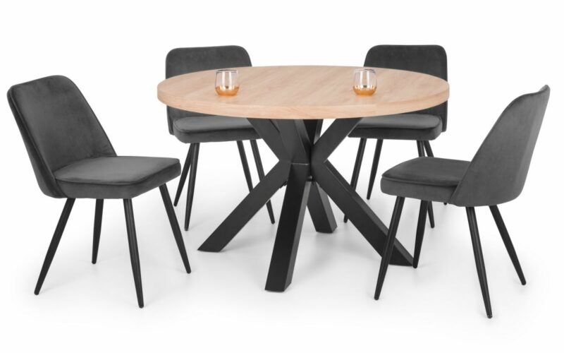Burgess Dining Chair - Grey - Image 4