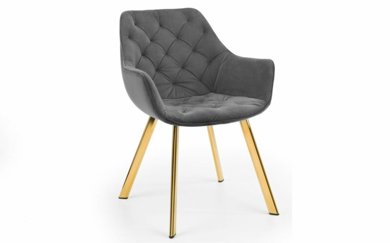 Minori & Lorenzo 4 Seater Grey Dining Set - Image 3