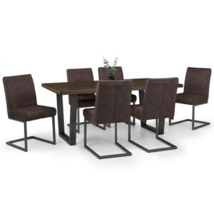 Brooklyn 6 Seater Charcoal Dining Set