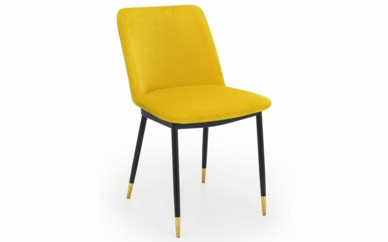 Holland & Delaunay 2 Seated Mustard Dining Set - Image 2