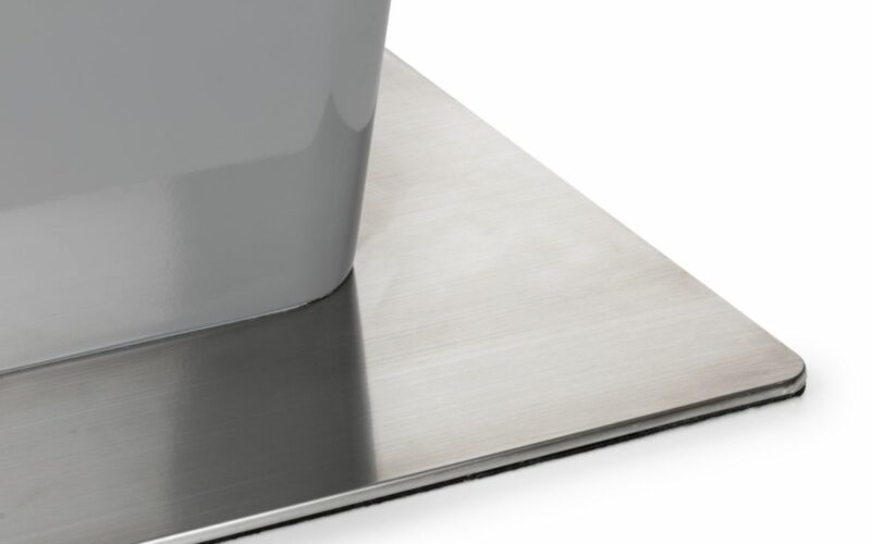 Como 4 Seater Grey Dining Set - Image 3