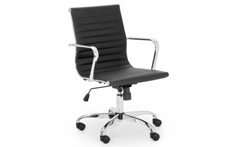 Amalfi Desk & Gio Black Office Chair - Image 2