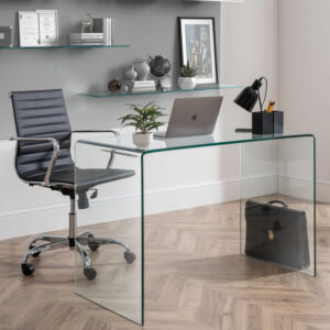 Amalfi Desk & Gio Black Office Chair
