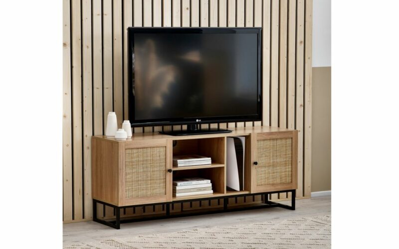 Padstow TV Unit - Oak - Image 5