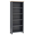 Bordeaux Tall Bookcase - Dark Grey