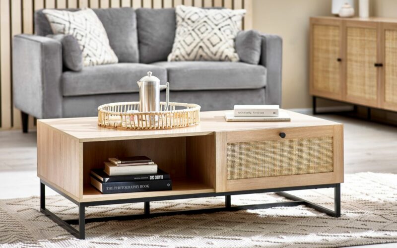 Padstow Coffee Table - Oak - Image 2