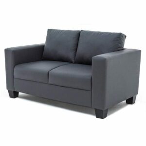 PVC 2 Seater sofa grey