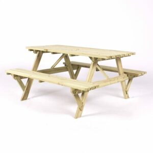 Montana FSC Fir 150cm Rectangular Picnic Table