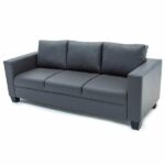 PVC 3 Seater sofa grey