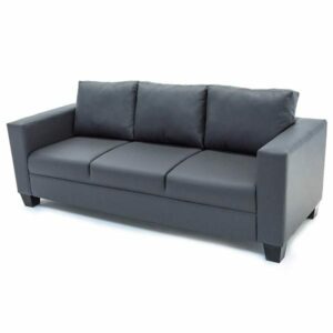 PVC 3 Seater sofa grey