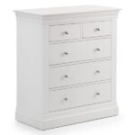 Clermont 3+2 Drawer Chest - White