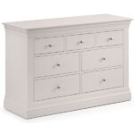 Clermont 4+3 Drawer Chest - Light Grey