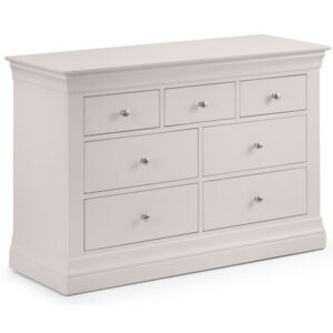Clermont 4+3 Drawer Chest - Light Grey