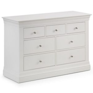 Clermont 4+3 Drawer Chest - White