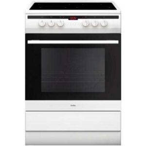 Amica 608CE2TAW - 60cm Single Cavity Ceramic Cooker - White