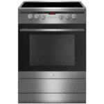 Amica 608CE2TAXX - 60cm Single Cavity Ceramic Cooker - Silver