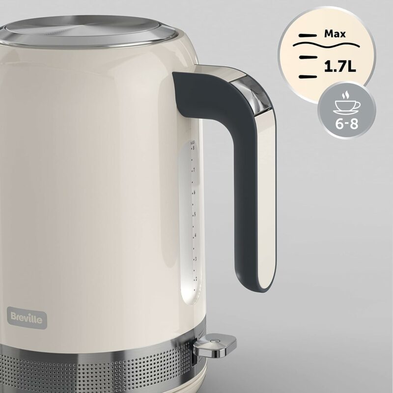 Breville High Gloss Kettle VKT153 - Cream - Image 6