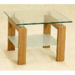 Adina Oak Lamp Table