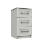 Andante 3 Drawer Bedside