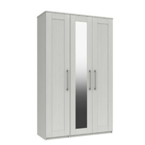 Andante Tall 3 Door Wardrobe with Mirror