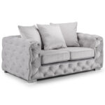 Ankara 2 Seater Sofa Silver