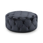Ankara Footstool Slate