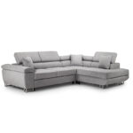 Anton Right Hand Facing Corner Sofabed Grey