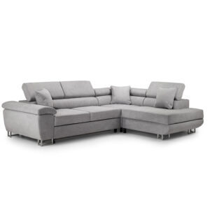Anton Right Hand Facing Corner Sofabed Grey